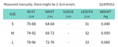 Summer Fashion Sexy Clashing Colors Women Clothing Casual Slim Hollow Round Neck Sleeveless Tank Top Women Monogram Y2k Top