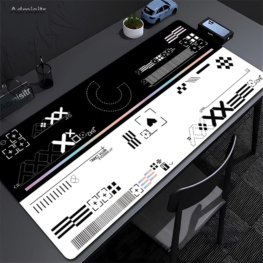 90x40cm Large Size Mouse Pad Art Desk Pads Printstream Gaming Mice Pad Non-slip Rubber Mat Company Long Table Mats XXL For Csgo