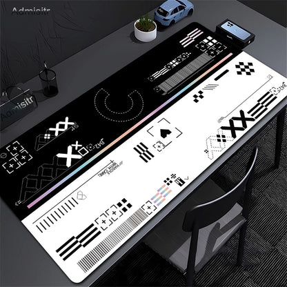 90x40cm Large Size Mouse Pad Art Desk Pads Printstream Gaming Mice Pad Non-slip Rubber Mat Company Long Table Mats XXL For Csgo
