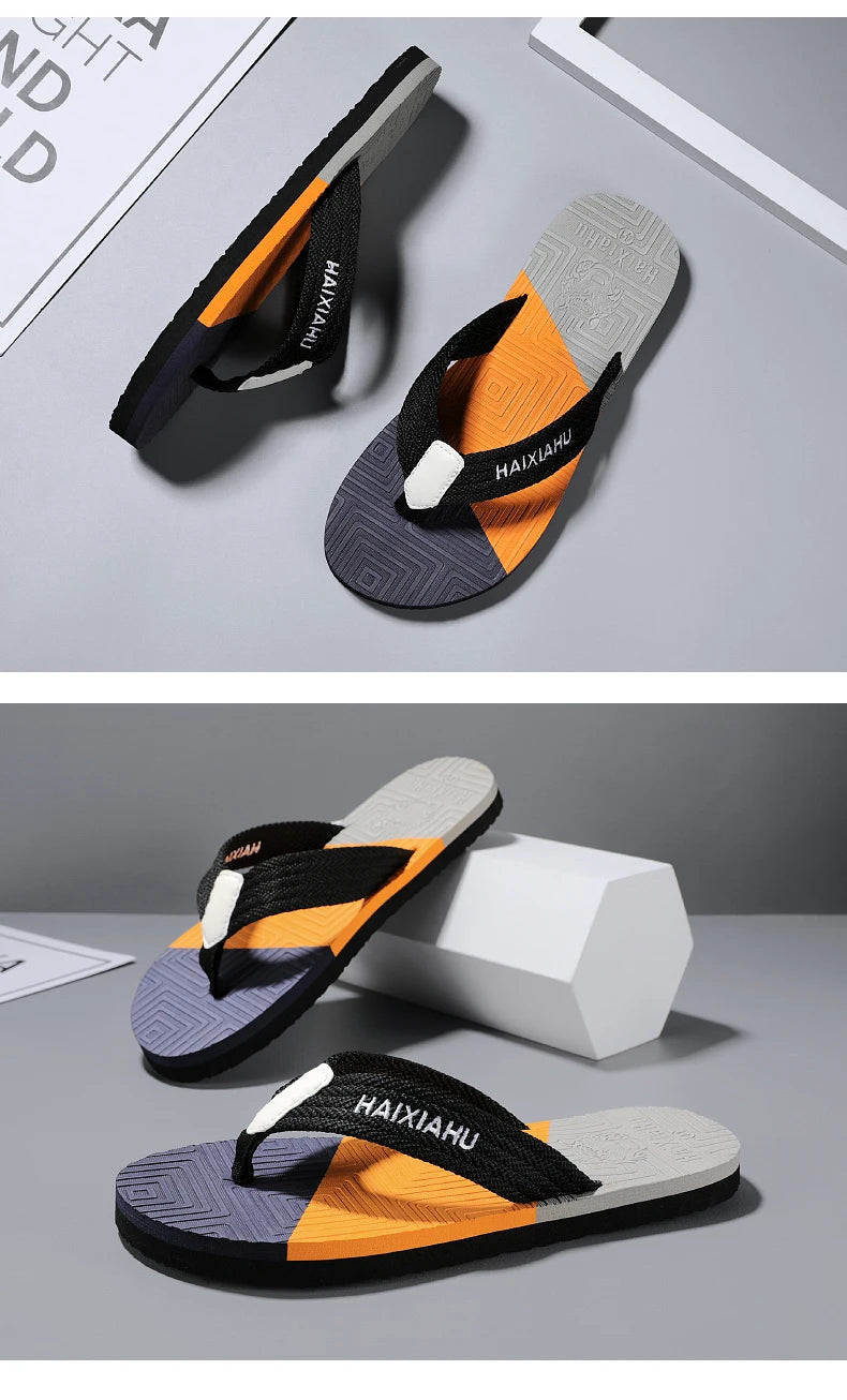 Men's Summer Flip Flops EVA Non Slip Slippers Soft High Quality Sandals Beach Indoor Slides Ultralight Fashion Orginal Shoes