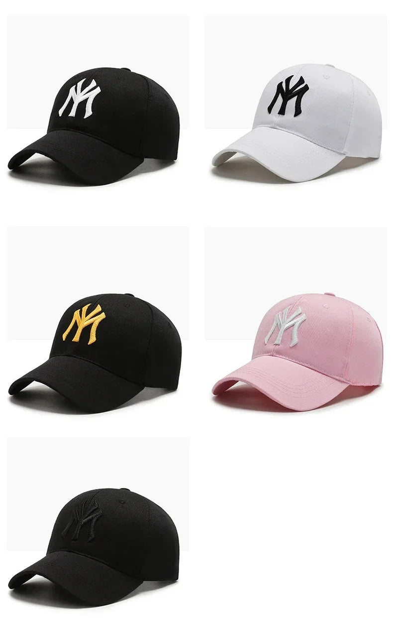 1PC Unisex Casual Baseball Caps Letter Embroidery Hip-hop Hats Spring Autumn Outdoor Adjustable Trucker Caps Sunscreen Hat