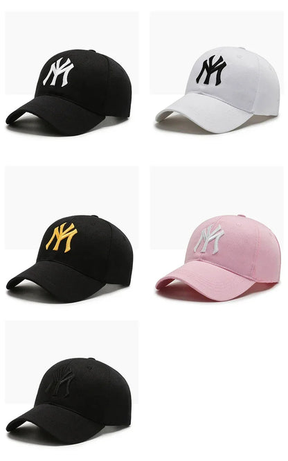 1PC Unisex Casual Baseball Caps Letter Embroidery Hip-hop Hats Spring Autumn Outdoor Adjustable Trucker Caps Sunscreen Hat