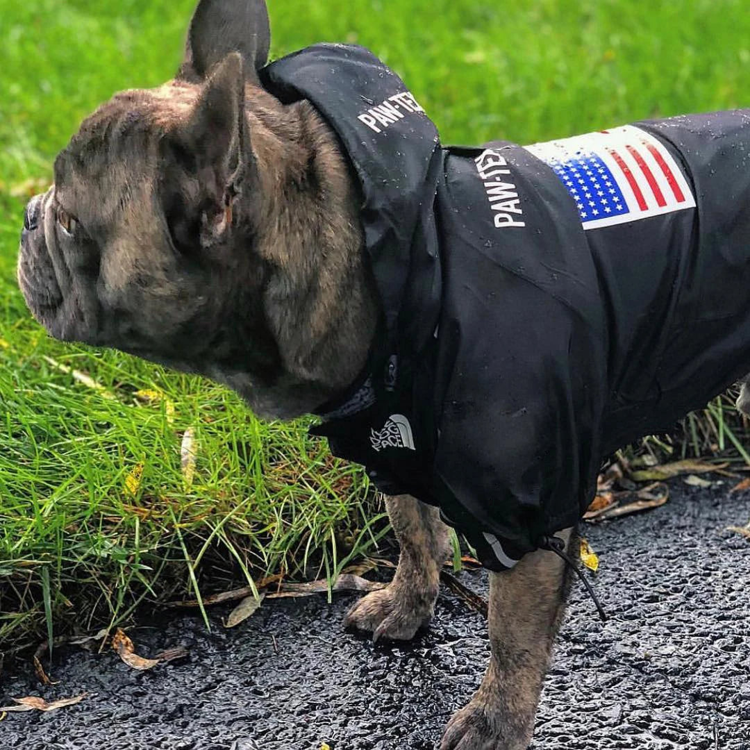 Pet Dog Waterproof Coat Dog Raincoat Reflective Dog Outdoor Clothes Hooded Jacket for Small Medium Large Dog Pet Supplies