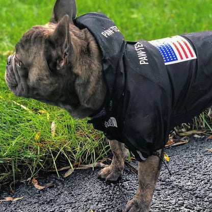 Pet Dog Waterproof Coat Dog Raincoat Reflective Dog Outdoor Clothes Hooded Jacket for Small Medium Large Dog Pet Supplies