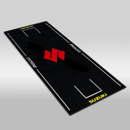 Motorcycle Display Carpet Suzuki Parking Mat Non Slip Garage Rug for Sports Racing Moto Electric Bike Entrance Home Decor