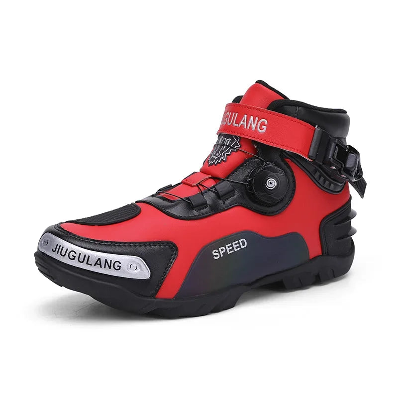 Motorcycle Boots Men Motocross Safety Protection Shoes Accessories Off-Road Racing Waterproof Anti Slip Short Boot motorcycles