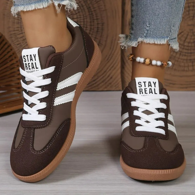 Trendy Vulcanization Shoes Women Casual Sneakers Luxury Designer Shoes Woman Comfortable Flat Shoes Outdoor Women's Sport Shoes