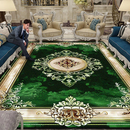 Large Area Gorgeous Carpet Living Room European Decoration Coffee Table Floor Mat Non-slip Bedroom Cloakroom Rugs Customizable