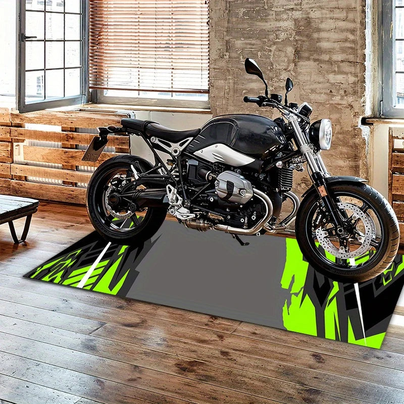VIKAMA motorcycle garage floor mat display mat non-slip greasy carpet motorcycle enthusiast studio home decoration