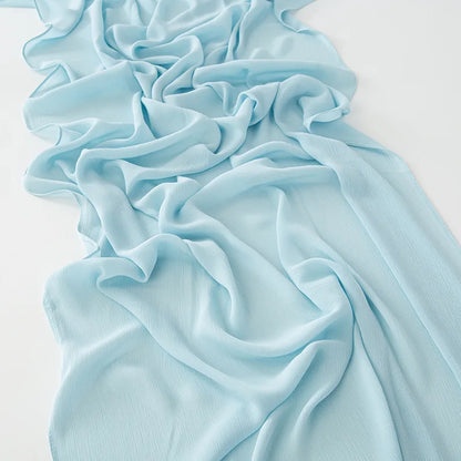180*70CM Chiffon Hijabs For Woman Soft Long Turban Veil Scarves Muslim Hijab Shawls Islam Women Head Wraps Accessoires Ramadan