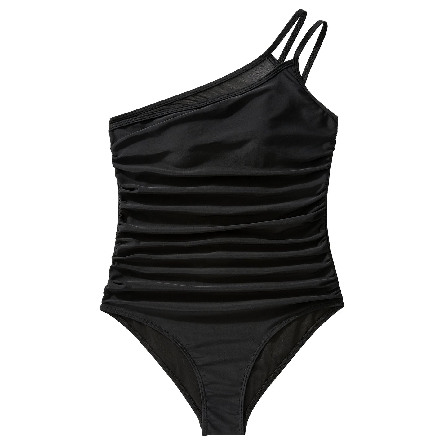 One-shoulder One-piece Swimsuit For Women Patchwork Swimsuit Push Up Bikini Swimwear Summer Beach Bathing Suit 2026 New