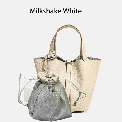 Women Bags Handbags Bucket Bag 18/22 Big Small Fashion Tote Bag Genuine Leather Luxury Quality Designers Lady Hand Bags