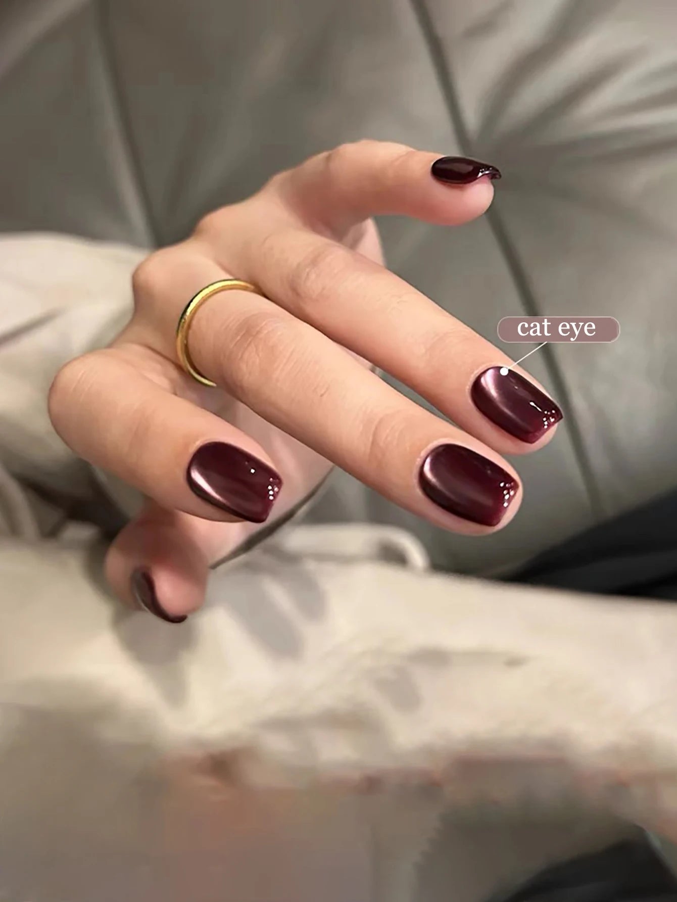 1-24pcs WS Romantic Purple Cat Eye Gel Nail Polish New Style Super Flash Versatile Whitening Purple Glass Bead Cat Nail Salon