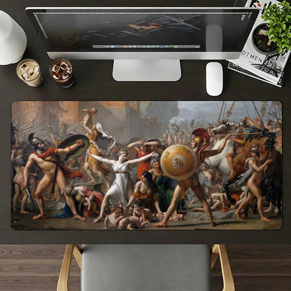 Artist J-Jacques-Louis D-David-S Mouse Pad Large Non-Slip Waterproof Mat Stitched Edge Keyboard Pad for Gaming Daily Office