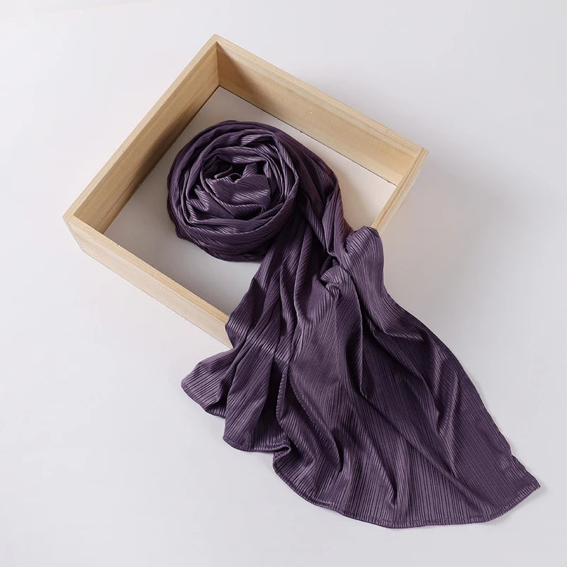 Ribbed Jersey Hijab Muslim Plain Scarf Crepe Hijab Scarf Soft Islamic Shawls Wraps Headband Voile Femme Musulman