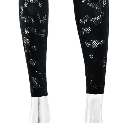 Weird Puss Irregular Hollow Jumpsuit Women Full Sleeve Button Sexy See Through Stylish Stretch Skinny Midnight Activity Overall