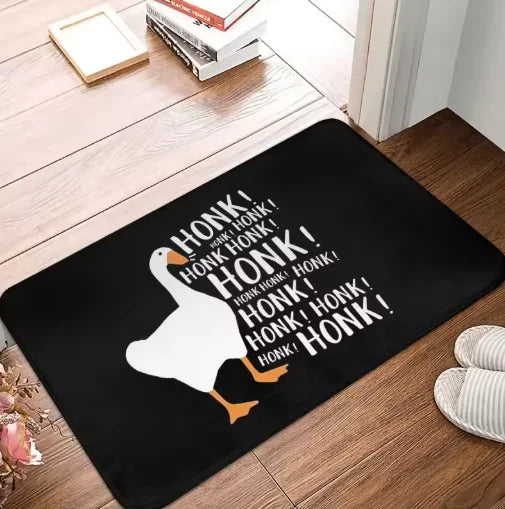Hippity Hoppity Get Off My Property Retro Welcome Rugs Kitchen Front Door Mats Living Room Bedroom Entry Doormat Non-slip Mat