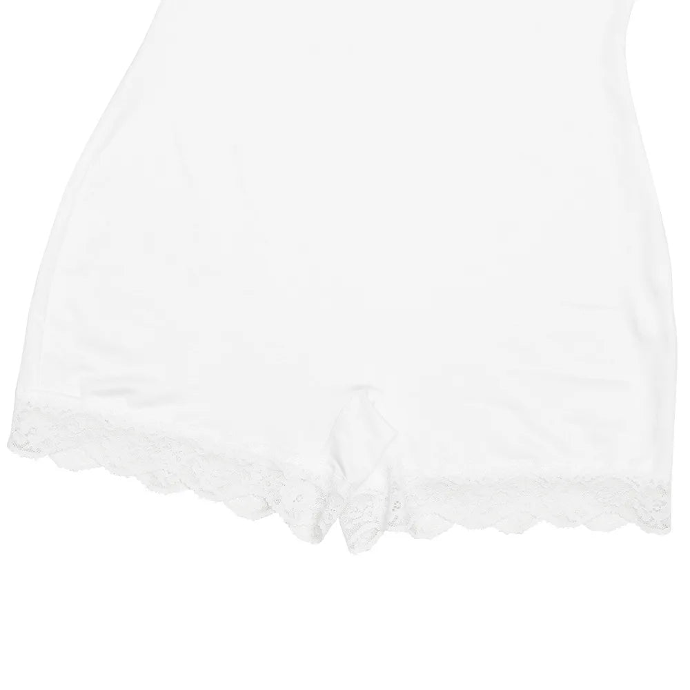 Lace Patchwork Cami Playsuit Women Sexy Backless Sleeveless Romper Solid Color Y2K Streetwear Casual Loungewear Outfit