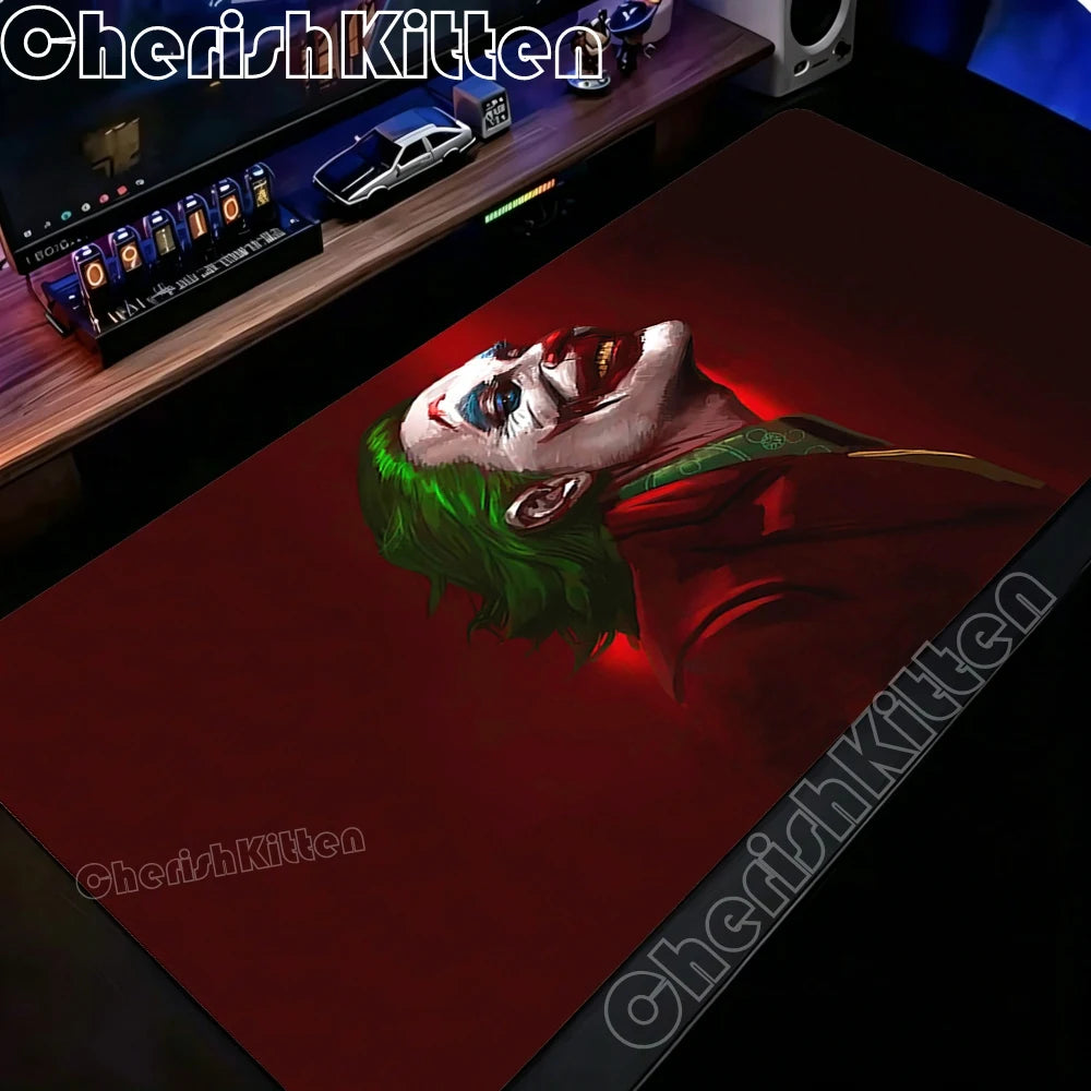 Mouse Mat Joker Mouse Pad Anti-slip Rubber Desk Mat With Lockrand Gaming Accessories Prime Gaming XL Keyboard Pad Padding Mats