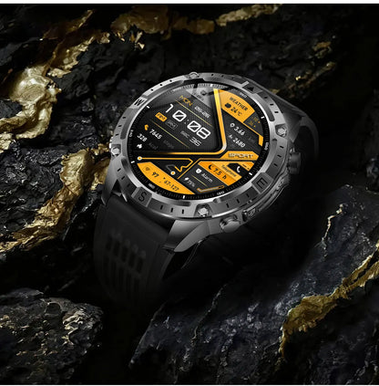 2026New Military Tank GPS SmartWatch Offline Map 10ATM Swim 2GB RAM Music Altitude Compass Bt Call Fitness Sports Smartwatch Men