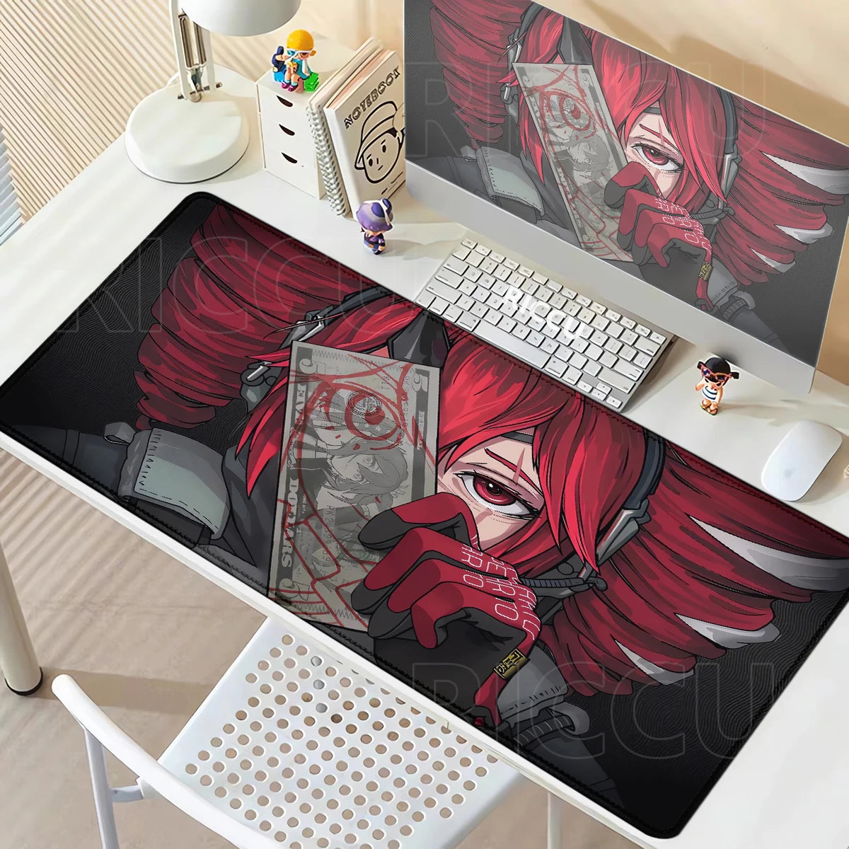 Kawaii Anime Girl Gaming Mouse Pad K-Kasane Teto Large LockEdge Mousepad XXL Computer Keyboard Desk Mat E-Sports PC Gaming Pads