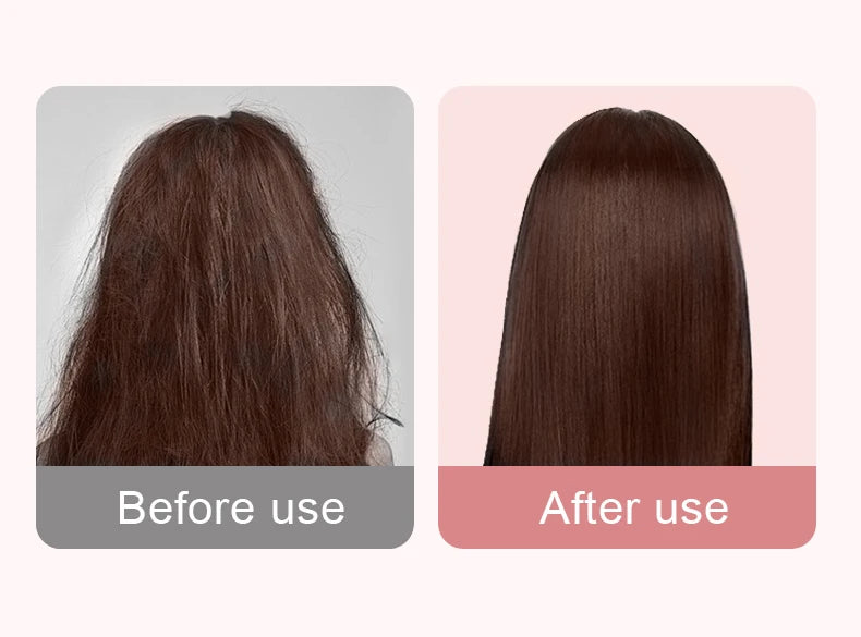 Professional Hair Straightener with Oil Coating Wide Plates–60W Fast Heating,Care for Frizzy,PTC Technology for Smooth Styling