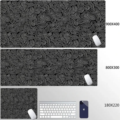 Computer Mouse Pad Strata Liquid Gaming PC Deskmat Laptop Pc Accessory Non-slip soft Mat XXL size Mousepad Large 900x400 Mats