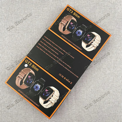 +2Pcs Smart Watch Women 2.01 Inch Voice Assistant Waterproof smarthwhatch Men Sport Smartwatch Fitness Tracler Bracelet 2024 New