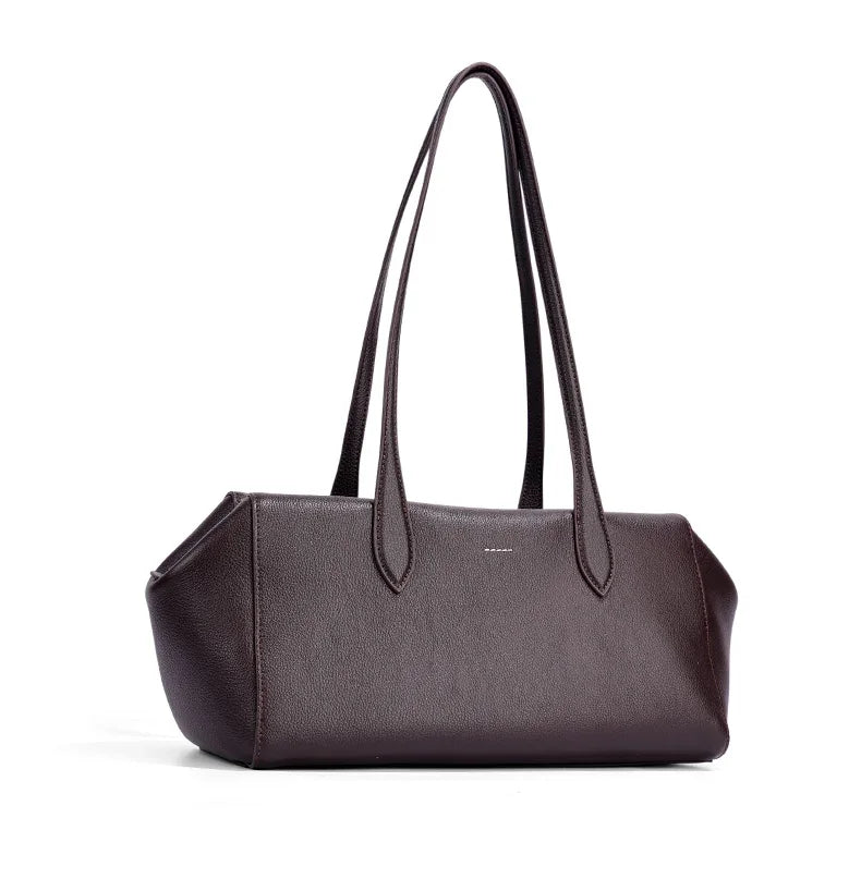 New Women's Natural Suede Leather long handle Shoulder Bag Luxury Designe Genuine Suede Leather Handbags Shopping Underarm Bag
