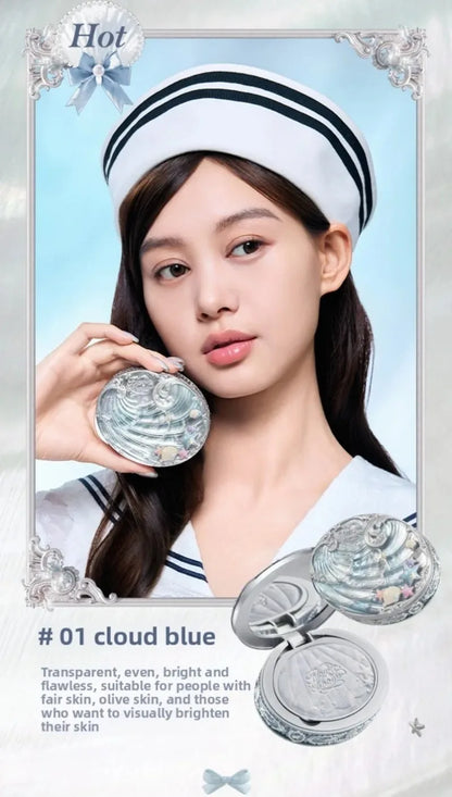 Makeup Set Flower Knows Shell Pearl Bunny Garden Setting Powder Lip Gloss Blush All In One Baking Powder Glitter Highlighter Kit