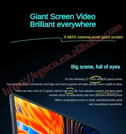 Matte Display Lenovo Xiaoxin Pad Pro 2025 12.7 Inch Matte Comfortable Visual Screen Eye protection Dimensity 8300 Android Tablet