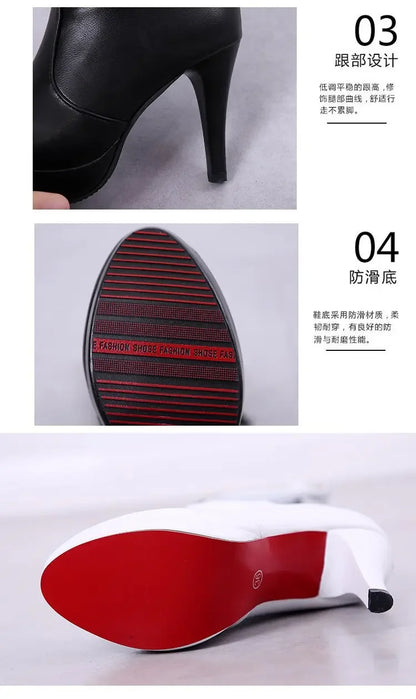 Women Boots Luxury Knight Women Length Boot Fashion Sexy Soft Leather Shoes Leather Elegant Comfortable Knee High Boots