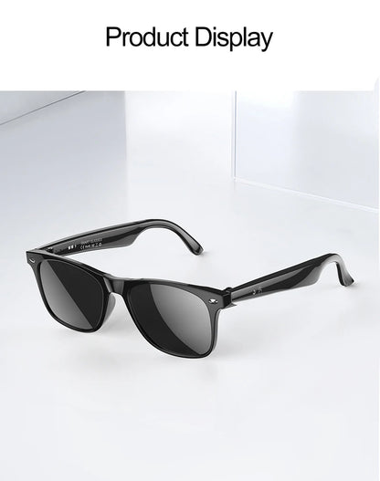 AI Smart Glasses for Men Smart Translation Glasses with Waterproof Call Function BT Smart Sunglas Outdoor Sports Headphones
