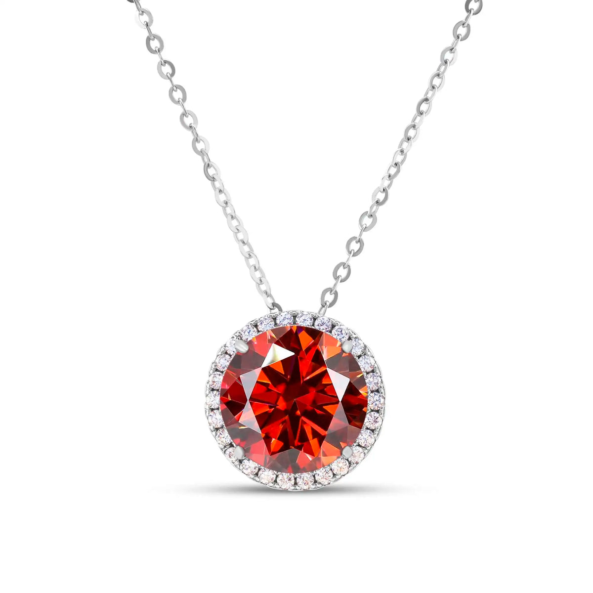 5CT D Color Moissanite Classic Pendant Necklace Fairy Necklace Real 925sterling Silver Women Fine Jewelry For Valentine's Party