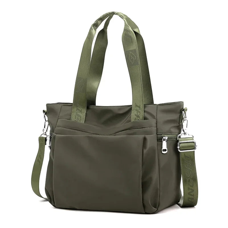 Simple and Fashionable Ladies Tote Bag Large-capacity Women's Lightweight Shoulder Bag Trendy Casual Hand-held Messenger Bag