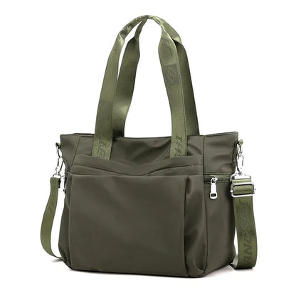 Simple and Fashionable Ladies Tote Bag Large-capacity Women's Lightweight Shoulder Bag Trendy Casual Hand-held Messenger Bag