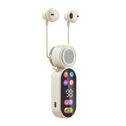 KEBIDUMEI 2-in-1 Wireless Earbuds & Portable Speaker Bluetooth 5.4 Headphones Digital Display Headsets Mini Speaker Earphones