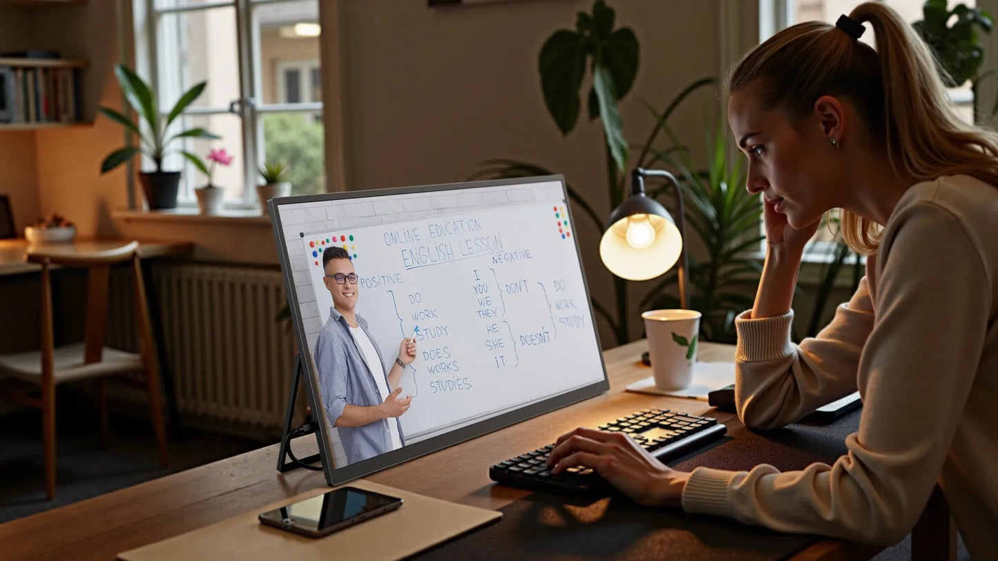 UPERFECT UColor T3 UHD 23.8" 4K PC Monitor HDR Computer Display With LS Stand VESA USB C For Laptop PC MAC Extend Second Screen