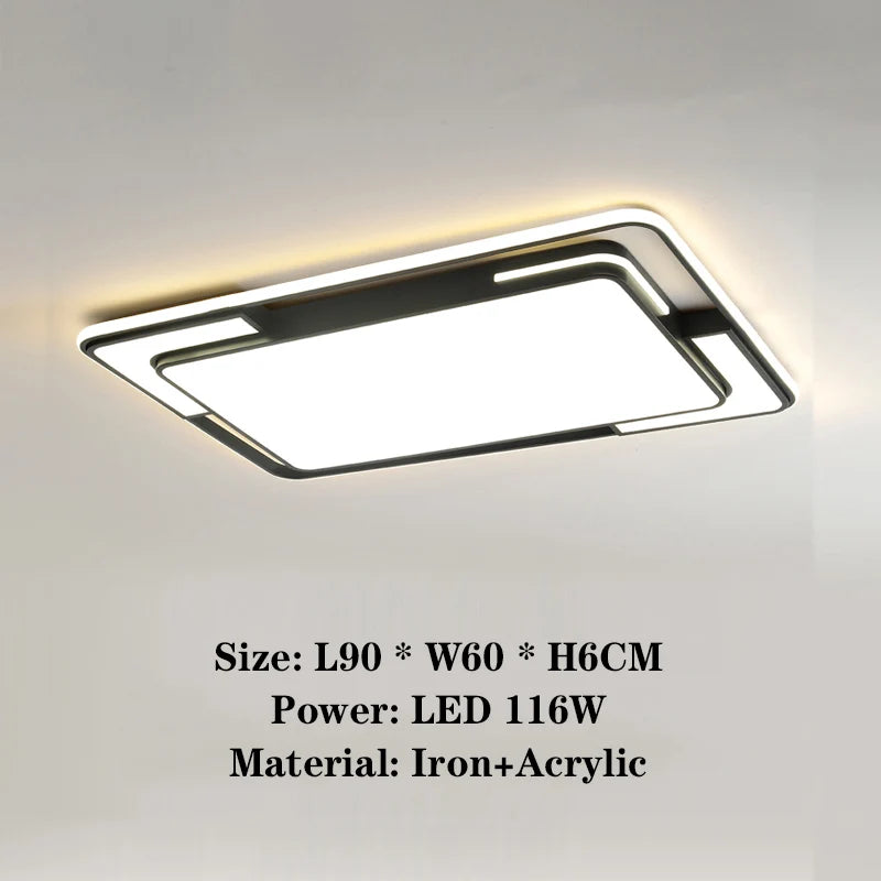 Living Room LED Ceiling Lamp Modern Simple Bedroom Room Dining Light Nordic Lustre Home Decoration Interior Lighting Chandelier