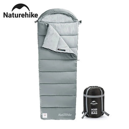 Naturehike Camping Sleeping Bag with Hood 3 Seasons Sleeping Bag Warm Lightweight Waterproof Outdoor Envelope Sleeping Bags