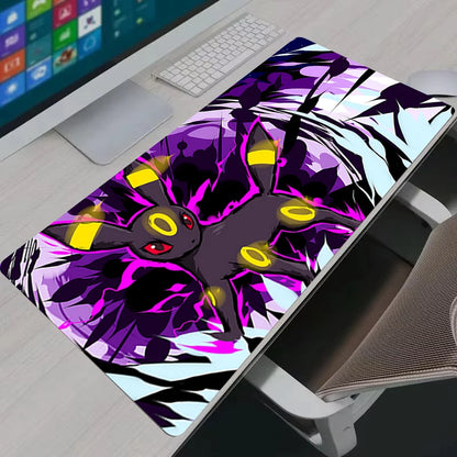 Mouse Pad PC Gaming Accessories Carpet Anime Keyboard Pads P-pokemon Umbreon Mousepad Laptop Mouse Pads Gamer Cabinet Desk Mat