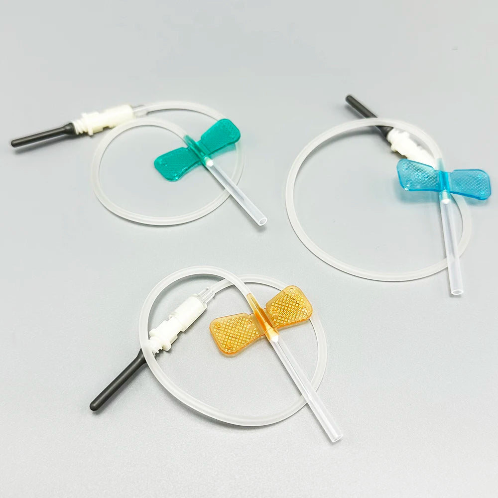 50PCS/lot Disposable Butterfly Blood Collection Needle Double Wing Type Blood Collection Needle Pet Care Room Cat Dogs Animal