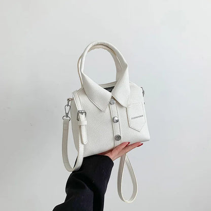 PU Square Compact Shoulder and Crossbody Bags Zipper Unique Design High Quality Hand Bags for Women 2026 Designer Style Bolso