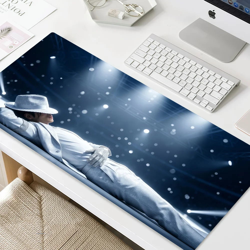Singer Pop Mouse M-Michael Pad Non-slip Lockedge Jackson Office King Student Gaming of Thickened Large Writing Cushion MousePad