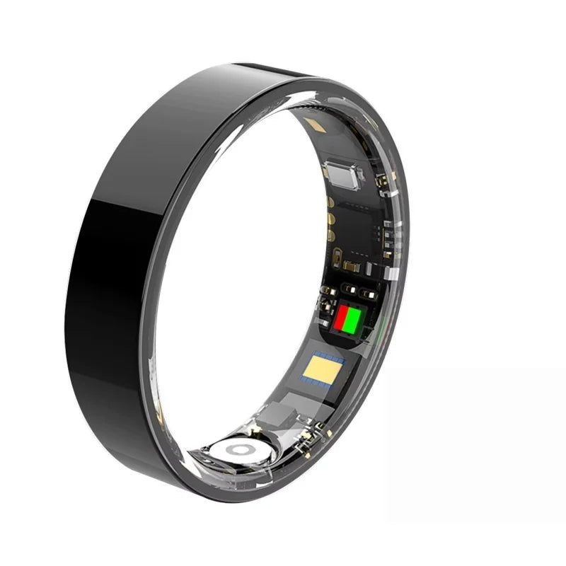  2026 New Smart Ring Heart Rate Blood Pressure Sleep Monitoring Motion Tracking IP68 Waterproof Men Women Smart Ring Holiday Gi