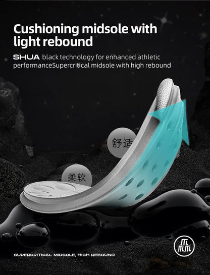 KELEME Summer Men's Slippers Super Soft EVA Slip-on Slippers For Men Fashion Wear-resistant Platform Outdoor Beach Shoes 2023
