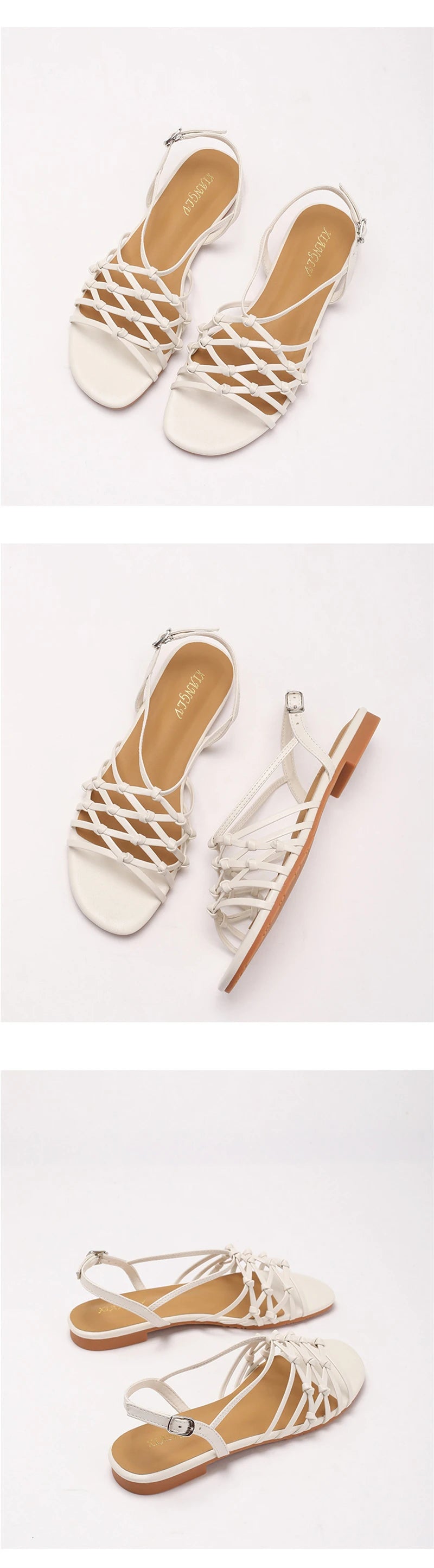 ZAROY Luxury Gold Gladiator Flat Sandals Woman Summer Narrow Band Open Toe Roman Shoes Casual Strap Sandalia Zapatos босон
