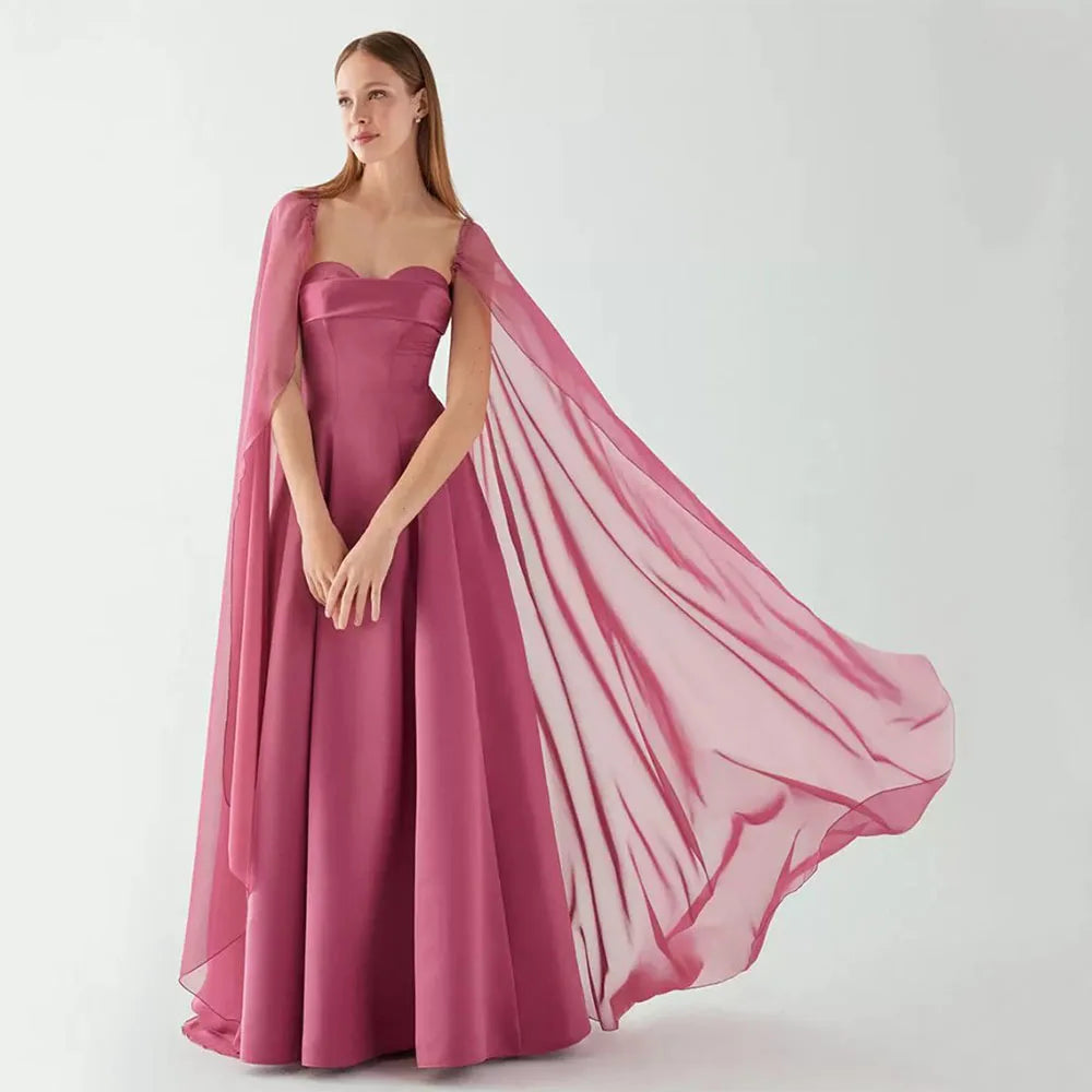 Modern Style Charmeuse Draped A-line Sweetheart Long Dresses Bespoke Occasion Dresses Retro Fashion Sizes Available Exquisite