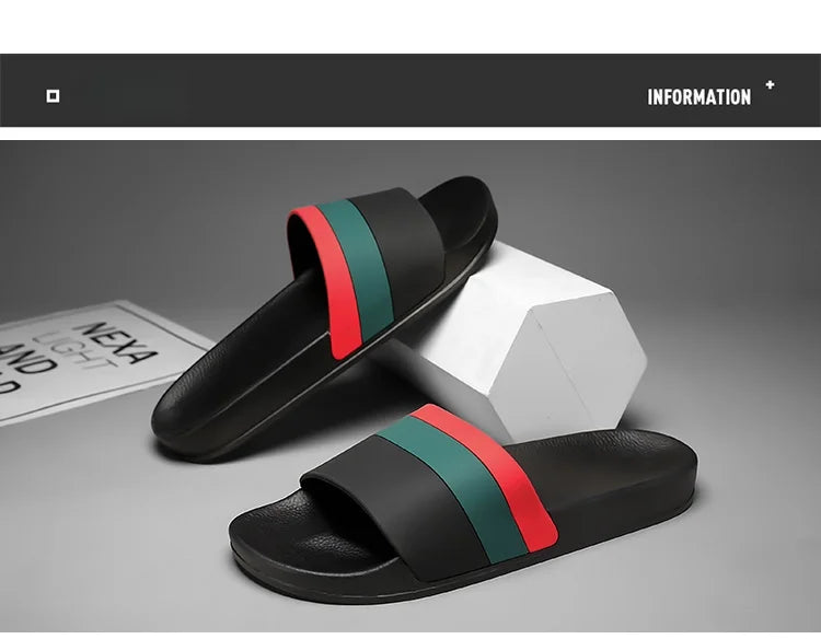 Summer beach slippers for men and women fashion comfortable EVA breathable sandals home indoor sandals plus size slippers 36-46