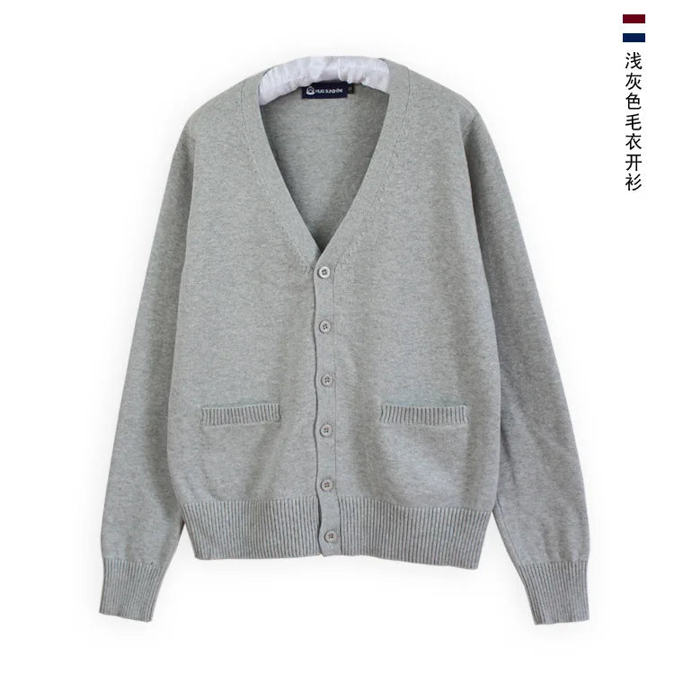 Japanese JK Uniform Cardigan Class Uniform British Student School Uniform Knitted Sweater